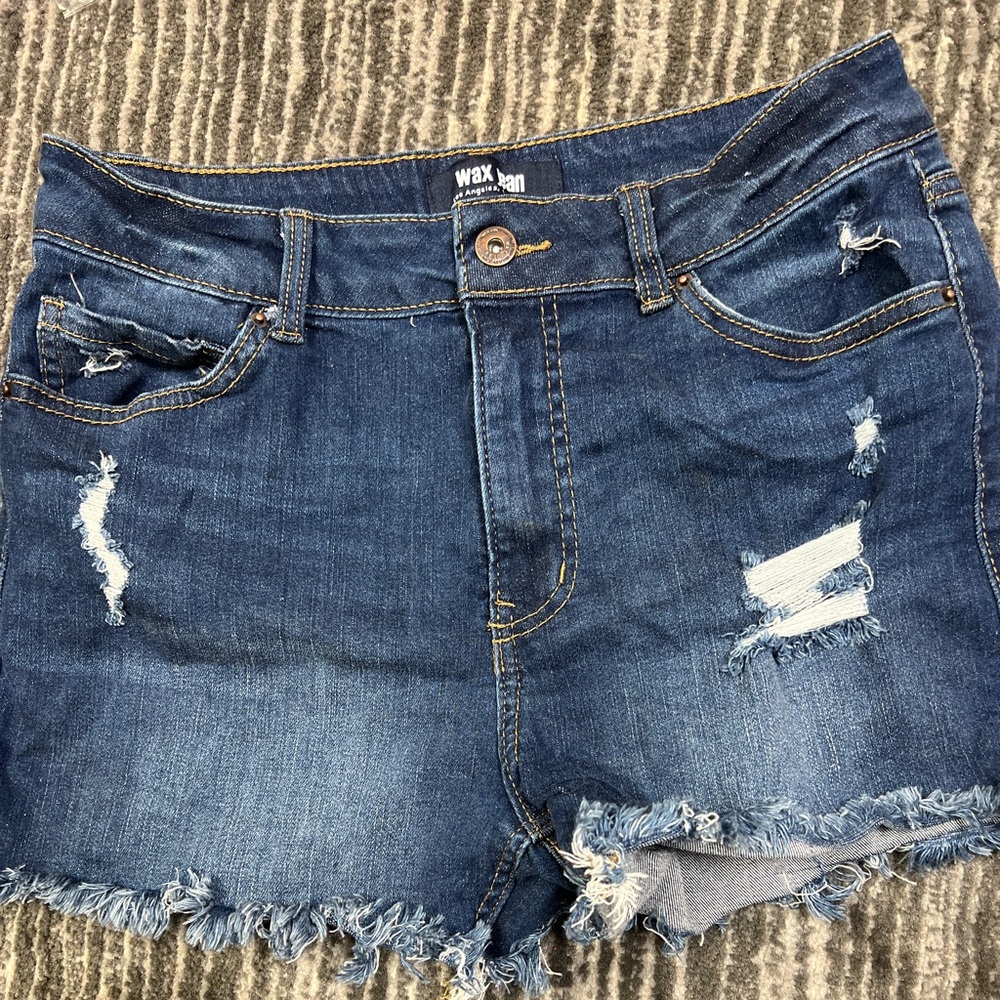 Denim shorts